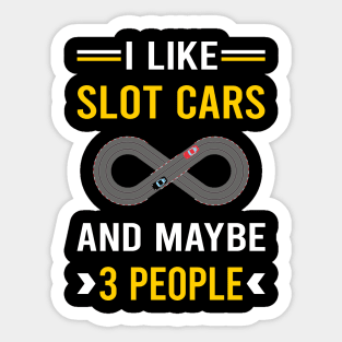 3 People Slot Cars Car Slotcar Slotcars Sticker